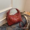 Bolso de Mano con Bordado de Diamantes 2026 Nuevo Otoño e Invierno Tendencia Estilo Coreano Moderno Texturizado para Viajes Cruzado Elegante Bolso de Hombro