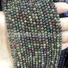 Cuentas redondas muy pequeñas de 3 mm, cuentas de cristal de ágata, cuentas sueltas, accesorios para pendientes, cuentas al por mayor