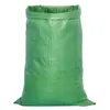 Bolsa tejida de plástico verde engrosado bolsa de embalaje para mudanzas de logística exprés bolsa de piel de serpiente para granos maíz forraje venta al por mayor