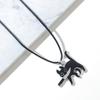 Colgante de aleación con forma de cuchillo y gato de dibujos animados, estilo transfronterizo, para mujer, estilo japonés, venta al por mayor
