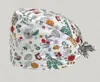 Gorro Quirúrgico Estampado de Algodón Europeo y Americano, Gorro Baotou para Cabello Largo, Gorro de Enfermera, Gorro de Doctor, Gorro de Postparto, Gorro Antipolvo Dental