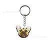 Llavero de Perrito Lindo Goma Suave de PVC Llavero de Perro de Dibujos Animados Colgante de Joyería para Bolso Amazon Venta al por Mayor