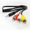 3.5 uno tres línea AV línea de audio y video línea de extensión de audio y video 3.5 revolución 3rca línea 1.5 metros línea de audio