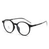 Nuevas Gafas Moda Montura Redonda para Hombre y Mujer Montura TR90 Espejo Plano Gafas Anti Luz Azul Espejo Plano 2381