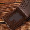 Cartera de Monedas Horizontal con Ranuras para Múltiples Tarjetas Personalizada Billetera para Hombre de PU Estilo Coreano Porta Tarjetas Delgado Hecho a Medida