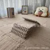Alfombra para Dormitorio y Sala de Estar, Resistente a las Manchas y Fácil de Cuidar, Manta de Mesita de Noche, Alfombra Cuadrada, Gruesa Alfombrilla de Espuma para Dormir y Sentarse en el Suelo