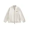 Chaqueta de trabajo americana retro minimalista con cuello alto para hombre, nueva tendencia de primavera y otoño estilo callejero ins abrigo para pareja