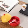 Cenicero Oficial de Sombrero Personalidad Creativa de Moda para Hogar Sala de Estar con Tapa Anti-Ceniza Volante Moda Estilo Chino Soporte de Tapa logo