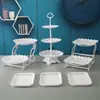 Suporte de mesa para sobremesas, pratos, expositores, enfeites, bandeja para lanches e frutas, decoração de casamento, mesa de centro para sala de estar, prato de frutas personalizado