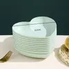 Plato Sencillo Creativo con Forma de Corazón de Paja de Trigo para Aderezos Cocina Plato de Almacenamiento Multiusos Plato para Snacks Frutas Duradero