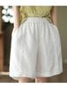 Shorts de Algodón para Mujer, Corte Holgado, Adelgazante, Estilo Nuevo, Pierna Ancha, Delgados de Verano, Cintura Alta, Versátiles, Shorts Casuales Retro de Cinco Puntos