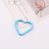 Mosquetón de Anilla de Resorte en Forma de Corazón Pintado de Colores Hebilla de Equipaje Hecha a Mano DIY Llavero Joyería Materiales Accesorios