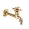 Grifo para Lavabo de Fregona Extendido Estilo Europeo, Doble Uso con una Entrada y Dos Salidas, Pistola de Pulverización de Apertura Rápida de 6 Puntos, Grifo de Agua Fría Único