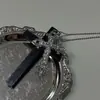 Estilo Punk Moda Europea y Americana Collar con Colgante de Cruz Estilo Gótico Oscuro Accesible Lujo de Gama Alta Exagerada Cadena para Clavícula Accesorios
