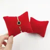 Almofada de Esponja para Exibição e Armazenamento de Relógios de Veludo Pulseira Decorativa Pulseira de Contas Suporte Interno Almofada Fixa