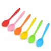 Venta al por mayor del fabricante cuchara pequeña de silicona cuchara densa cuchara para ensalada utensilio de cocina de silicona Amazon transfronterizo