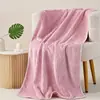 Toalla de Baño Grande Gruesa 90*175 Felpa de Coral Patrón de Piña Adulto Secado Rápido Absorbente Regalo de Natación Toalla de Baño Venta al por Mayor Logo