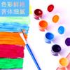 Pigmento acrílico para niños traje de 12 colores 6 estudiantes unidos arte diy pintura yeso pintado muñeca tira de pintura fábrica