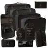 2025 Novas Sacolas Organizadoras Populares para Cosméticos, Mudança, Viagem, Conjunto de Sete Peças para Roupas, Colchas, Roupa Íntima, Desktop Atacado