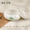 Nuevo Lavador de Pinceles de Cerámica al por Mayor Plato de Tinta Pincel Caligrafía Pintura Francesa Lavador de Pinceles Cubeta Piscina de Tinta Celadón Suministros de Estudio