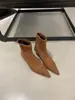 Botines de punta para mujer, nueva colección otoño/invierno 2025, botines de tacón de gatito, botines cortos, tacones altos, botines elegantes y que estilizan