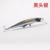 Minnow Suspenso de Longo Arremesso Stealth Afundamento Lento Minnow Flutuante Sistema de Peso Central com Esfera Ruidosa Isca de Superfície para Robalo