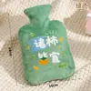 Bolsa de Água Quente de Pelúcia Injeção de Água Aquecedor de Mão Fofo Compressão Quente Bolsa de Água Quente Aplicar no Estômago Enchimento de Água Portátil Removível Bolsa de Água Quente