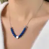 Collar de perlas estilo ins para mujer, diseño de nicho que combina con todo, cadena de clavícula con perlas de imitación de amor, colgante de amor, joyería al por mayor