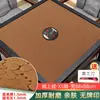 Mantel de Mahjong, Accesorios de Mantel para Máquina Automática de Mahjong, Diseño de Piel de Vaca, Engrosado, Sin Fichas Impresas, Tapete de Tela de Mahjong para Mesa