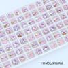 Dongzhou recubierto Rosa cerezo nuevo Serie Flor de luna Flor de ciruelo Fondo puntiagudo Diamante Flor pequeña tridimensional Broca para uñas Vidrio K9 Diamante