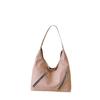 Comércio Exterior Cor Pura 2025 Nova Bolsa Tote Design de Grande Capacidade Bolsa de Axila Tendência Casual Roupas de Trabalho Bolsa de Ombro