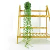 Bonsai Eucalipto Lágrimas de Amante Simuladas para Interior e Exterior Orquídea Aranha Pendente de Parede Flor Pendurada Decoração de Rattan Planta Verde Folhas de Videira