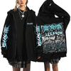 Ropa de Stray Kids Rockstar Singer Sudadera con Capucha Estampada Harajuku Holgada con Cremallera Sudadera al por Mayor