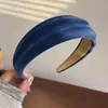 Nueva Diadema Colorida Afelpada para Mujer, Pinza para el Cabello de Moda Estilo Coreano, Accesorio para el Cabello de Corona Alta, Pasador de Borde Ancho, Recogedor de Cabello Versátil