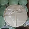 Prato de Café da Manhã de Plástico Estilo Ins 211 Prato para Refeição Redutora de Gordura Prato Dividido Estilo Coreano Prato Dividido Quantitativo Doméstico Prato Redondo para Frutas