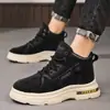 Zapatos de Protección Laboral para Hombre 2025 Otoño Obra de Construcción Antideslizantes Resistentes al Desgaste Impermeables Ropa de Trabajo Deportiva Martin Zapatos Modernos