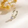 Aretes de Clip Rectos Dorados Estilo Ins Minimalista para Hombres y Mujeres, Pendientes Hensen