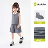 Pantalones de Verano para Niñas Dudu, Shorts Florales, Ropa Infantil, Versátiles y Elegantes, Casuales, Delgados, Modernos, Conjuntos para Bebés