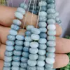 Cuentas de Ábaco Teñidas al Agua de 8x5 mm, Cuentas de Vidrio que No se Desvanecen, Cuentas Sueltas de Vidrio, Materiales para Joyería de Pulseras, Venta al por Mayor para Manualidades con Cuentas
