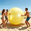 Anillos Inflables para Nadar de Color Macarrón de Stock Listo del Fabricante, Pelotas de Playa Inflables de Color Caramelo, Pelotas Inflables para Fiesta en la Playa