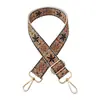 Correa de Bolso Jacquard Étnico Nuevo Estilo Transfronteriza de 3.8 cm, Correa Larga para Hombro Gruesa Ajustable, Correa Cruzada para un Hombro para Reducir la Carga