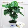 Planta Simulada Chão Bonsai Bonsai com Vasos Ornamentos de Flores Conjunto de Mesa Decoração de Sala de Estar Interna Planta Verde Simulada Bonsai