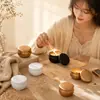 Latas de hojalata para velas de stock listo, cajas redondas de hojalata para dulces, cajas de regalo, latas de hojalata para empaque de té de flores y velas aromáticas, cajas vacías