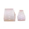 Caja de plástico rectangular de PP transparente caja para joyas caja para uñas caja para componentes caja para accesorios de juguete caja de embalaje para piezas pequeñas almacenamiento