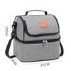 Bolsa doble para hielo de fábrica directa bolsa aislante tela Oxford impermeable papel de aluminio bolsa para el almuerzo bolsa doble para el almuerzo bolsa para almacenamiento de leche