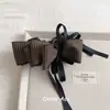 Presilha Banana de Laço Xadrez Vintage para Mulheres 2026 Novo Estilo Grampo Vertical Elegante de Alta Qualidade Acessório de Cabelo
