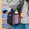 Bolso Bandolera Funcional Estilo Japonés con Esquema de Colores Vibrantes y Múltiples Bolsillos, Adecuado para Parejas para Compras Diarias y Viajes al Aire Libre