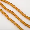 Cuentas de Rueda Facetadas de Vidrio Transparente de Colores, Cuentas Sueltas, Cuentas Redondas para DIY, Pulseras, Bolsas, Accesorios para Ropa