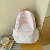 Mochila de chica suave de alto valor, linda bolsa escolar ins para estudiantes de secundaria, preparatoria, universidad, viajes, mochila de escuela primaria