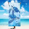 Toalla de Playa Nueva Transfronteriza Estampado de Animales Marinos Lindos Asiento de Playa para Nadar en la Costa Toalla de Baño